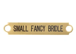 DOVER DROPSHIP 2" Fancy Bridle Nameplate- Nameplates