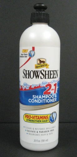 ANIMAL HEALTH INT Absorbine® ShowSheen® 2-in-1 Shampoo & Conditioner- Coat, Mane & Tail Care