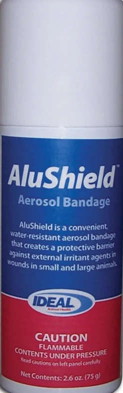 ANIMAL HEALTH INT Alushield Aerosol Bandage- First Aid Supplies