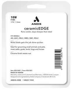 ANDIS COMPANY Andis® ceramicEDGE WIDE Detachable Replacement Blade Size 10W- Clippers, Blades, & Accessories
