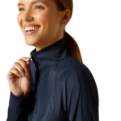 ARIAT-APPAREL Ariat® Ladies’ Sunstopper Quarter-Zip Base Layer 3.0- Show Shirts