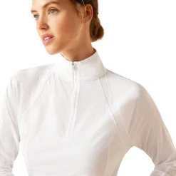 ARIAT-APPAREL Ariat® Ladies’ Sunstopper Quarter-Zip Base Layer 3.0- Show Shirts