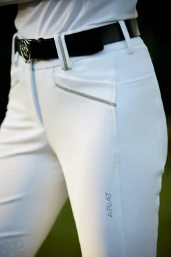 ARIAT-APPAREL Ariat® Ladies’ Tri Factor Grace Knee-Patch Breech- Knee Patch Breeches