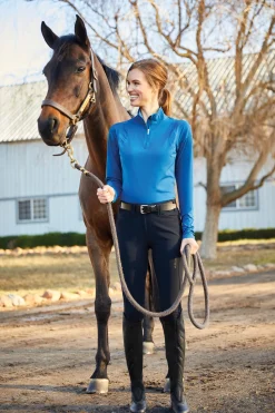 ARIAT-APPAREL Ariat® Ladies' Tri Factor Grip Knee-Patch Breech- Knee Patch Breeches