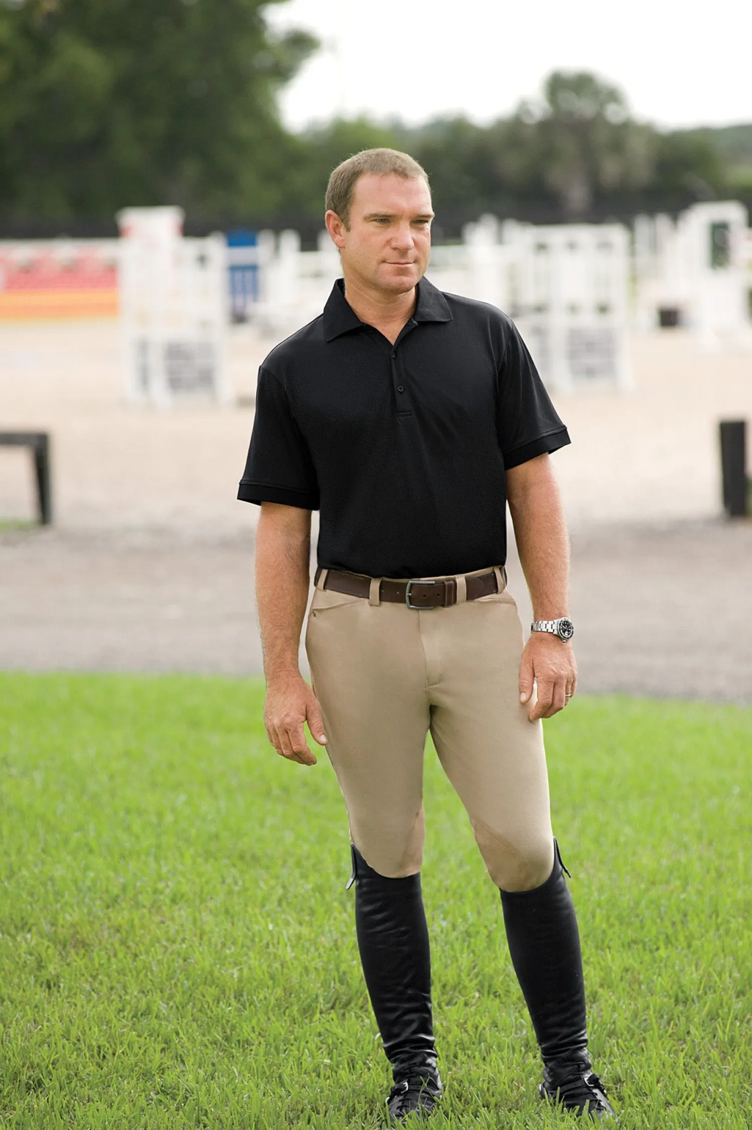 ARIAT-APPAREL Ariat® Men's Heritage Knee-Patch Breech- Men's Breeches