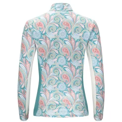 ARISTA EQUESTRIAN Arista® Ladies’ Viva Quarter-Zip Long Sleeve Shirt- Long Sleeve Tops