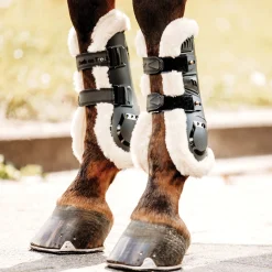 BACK ON TRACK BOT LL Back on Track® Airflow Tendon Boots with Faux Fur- Horse Boots