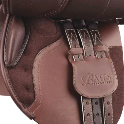 SADDLERY BRANDS INTL Bates Caprilli Close Contact+ Saddle with Extended Flap and Luxe Leather- English Saddles