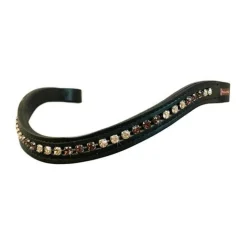 BON-VIVANT EQUSTRN Beasties™ Brilliance Crystal Wave Browband- Bridle Parts & Accessories