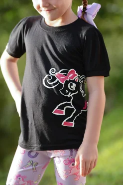 BELLE AND BOW EQSTRN Belle & Bow Equestrian Children's Logo Tee-Kids Kids' Casual Riding Clothes