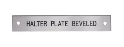 DOVER DROPSHIP Beveled Edge Halter Nameplate - 1 or 2 lines- Nameplates