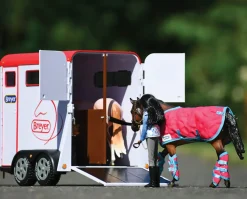 REEVES INTERNATIONAL Breyer® Traditional Series Two-Horse Trailer-Kids Gifts|Trailering