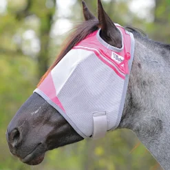 CASHEL COMPANY Cashel® Crusader Fly Mask for Breast Cancer Research - Standard- Fly Control|Fly Masks