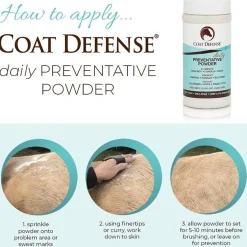HORSEPOWDER INC Coat Defense® Daily Preventative Powder- First Aid Supplies