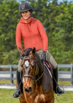 KIRSCH CoolBlast® 100 Ladies’ Freeport Long Sleeve Hoodie- Long Sleeve Tops