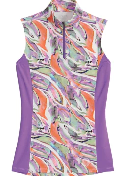 KIRSCH CoolBlast® 100 Ladies’ Lakeland Sleeveless Print Shirt- Sleeveless Tops