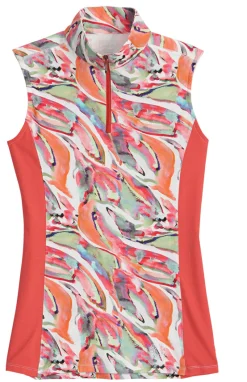 KIRSCH CoolBlast® 100 Ladies’ Lakeland Sleeveless Print Shirt- Sleeveless Tops