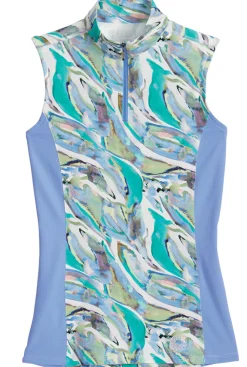 KIRSCH CoolBlast® 100 Ladies’ Lakeland Sleeveless Print Shirt- Sleeveless Tops