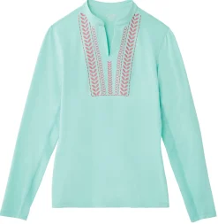 KIRSCH CoolBlast® 100 Ladies’ Notch-V Long Sleeve Top- Long Sleeve Tops