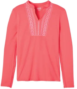 KIRSCH CoolBlast® 100 Ladies’ Notch-V Long Sleeve Top- Long Sleeve Tops