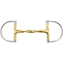 INT RIDING HELMET Curved Mouth Hunter D-Ring Bit with Lozenge- English Horse Bits