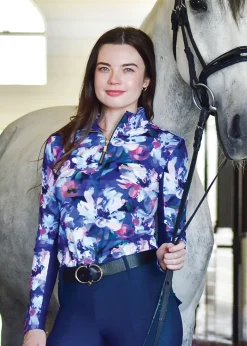 DANCING EQUESTRIAN Ladies’ Long-Sleeve Sunshirt- Long Sleeve Tops