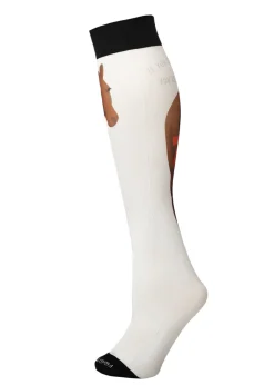 HAINING JOY TRADING DS Footprintz- Equestrian Socks|Riding Socks & Undergarments