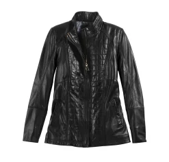 RAMJEE LEATHERS DS Ladies’ Moto Leather Jacket- Equestrian Jackets