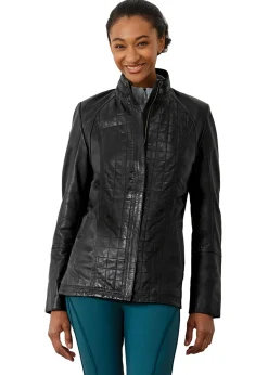 RAMJEE LEATHERS DS Ladies’ Moto Leather Jacket- Equestrian Jackets