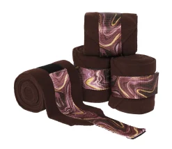 TEXT HORSE DS Ribbon Trim Polo Wraps- Horse Leg Wraps
