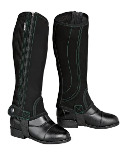 WEATHERBEETA Dublin® Children's Easy-Care Contrast Stitch Half Chaps-Kids Half Chaps|Kids' Half Chaps