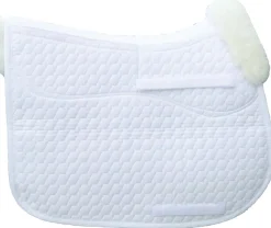 WORLD EQUSTRN BRNDS E.A. Mattes All-Purpose Square Correction Pad with Pockets for Shims & Bare Flaps- Close Contact Saddle Pads