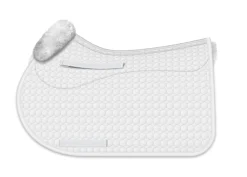 WORLD EQUSTRN BRNDS E.A. Mattes Jump Square Pad with Bare Flaps- Close Contact Saddle Pads