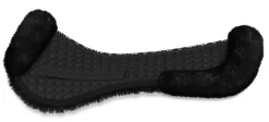 WORLD EQUSTRN BRNDS E.A. Mattes Platinum EWWA Sheepskin All-Purpose Half Pad with Rear Trim- Half Pads