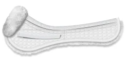 WORLD EQUSTRN BRNDS E.A. Mattes Platinum EWWA Sheepskin All-Purpose Correction Half Pad- Half Pads