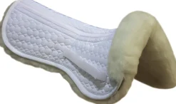 WORLD EQUSTRN BRNDS E.A. Mattes Sheepskin Correction Dressage Half Pad- Half Pads|Dressage Pads