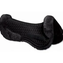 WORLD EQUSTRN BRNDS E.A. Mattes Sheepskin Rolled Back Half Pad- Half Pads