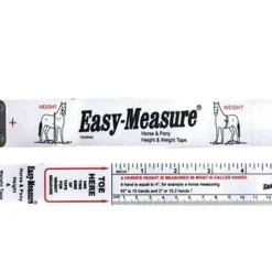 JACKS MFG Easy Measure Height/Weight Tape- Stable Hardware|Horse Measurement