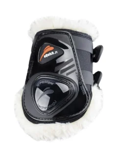 JPC EQUESTRIAN eQuick eShock Legend Rear Hook-and-Loop Fluffy Boots- Horse Boots