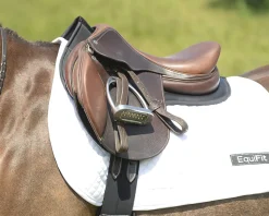 EQUIFIT ® Pony ImpacTeq Contour Half Pad with Colored Trim- Half Pads
