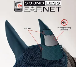 EQUILINE AMERICA Equiline Soundless Ear Net- Ear Bonnets|Ear Bonnets