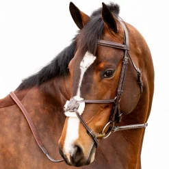 EQUINAVIA Valkyrie Fancy-Stitched Figure-8 Bridle & Reins- English Bridles