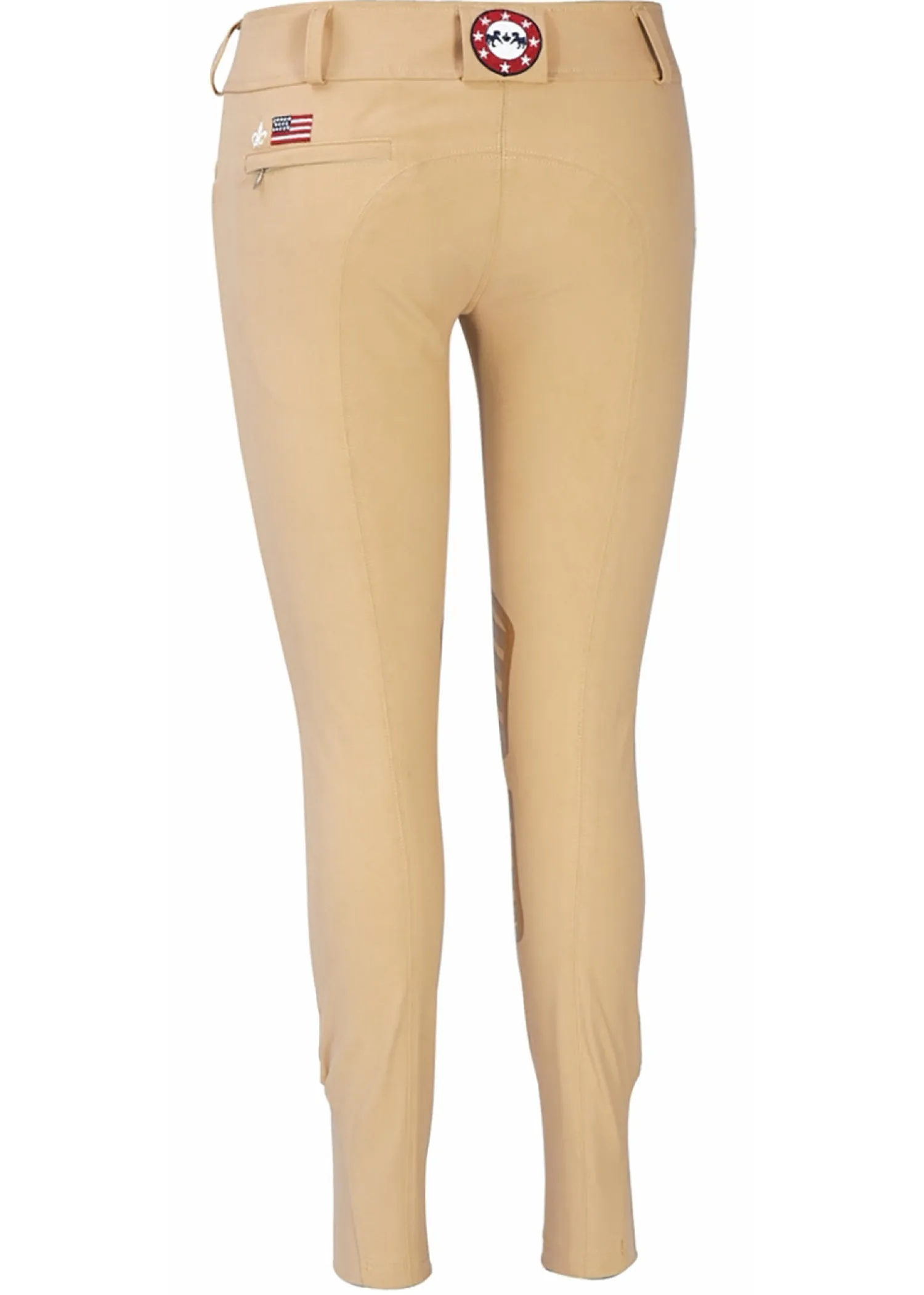 JPC EQUESTRIAN Equine Couture™ Ladies' Brittni Silicone Knee-Patch Breech- Knee Patch Breeches