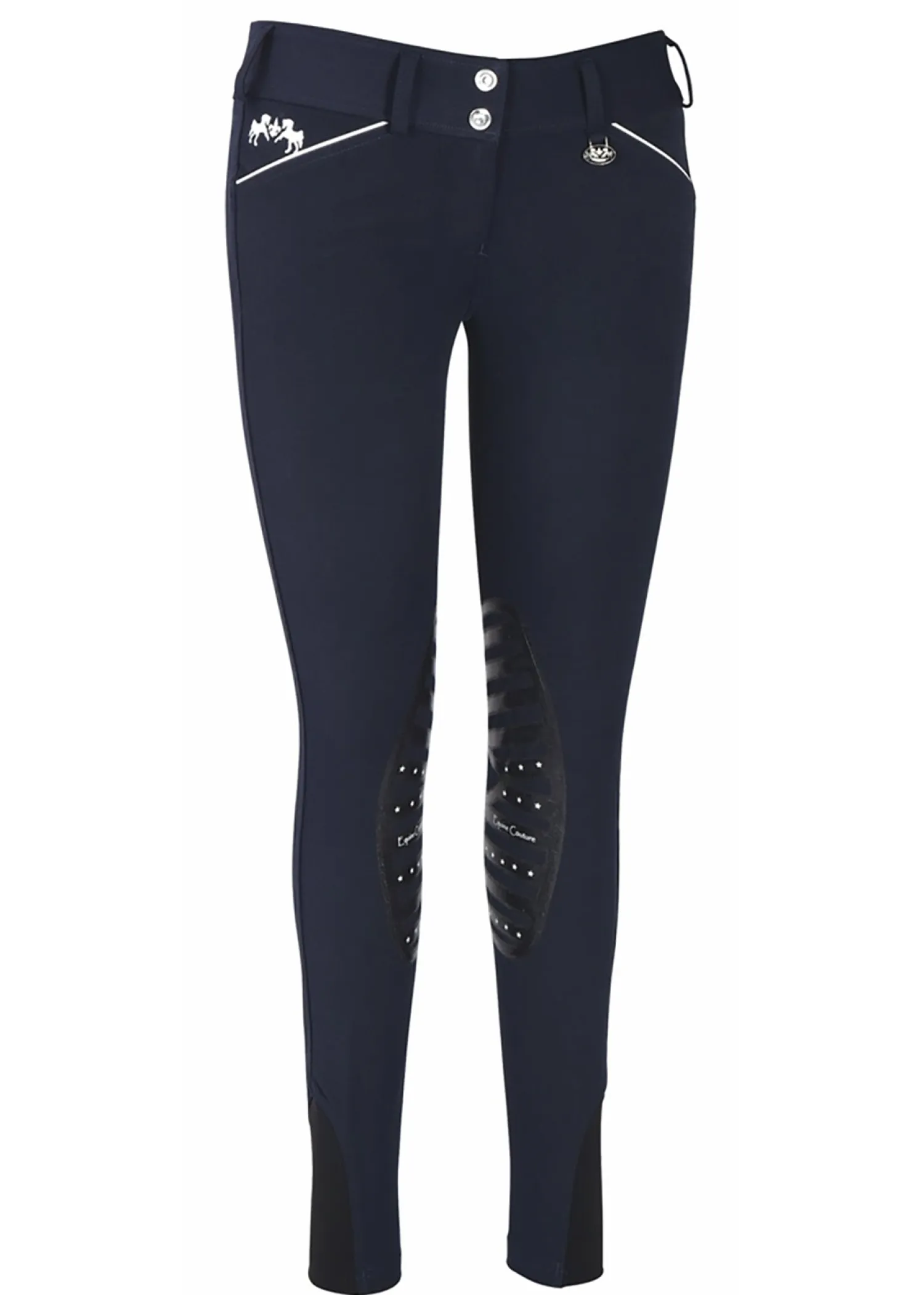 JPC EQUESTRIAN Equine Couture™ Ladies' Brittni Silicone Knee-Patch Breech- Knee Patch Breeches
