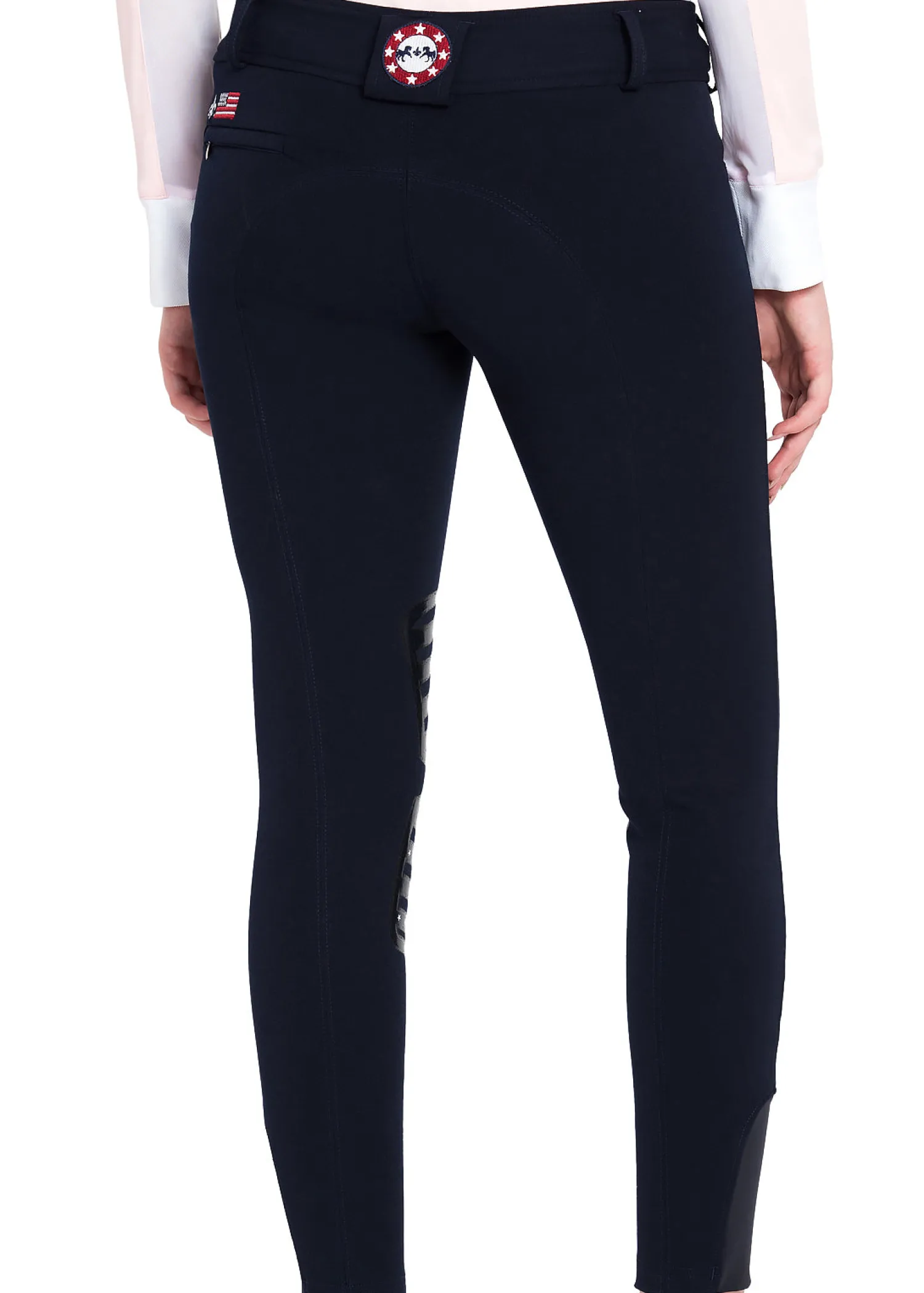JPC EQUESTRIAN Equine Couture™ Ladies' Brittni Silicone Knee-Patch Breech- Knee Patch Breeches