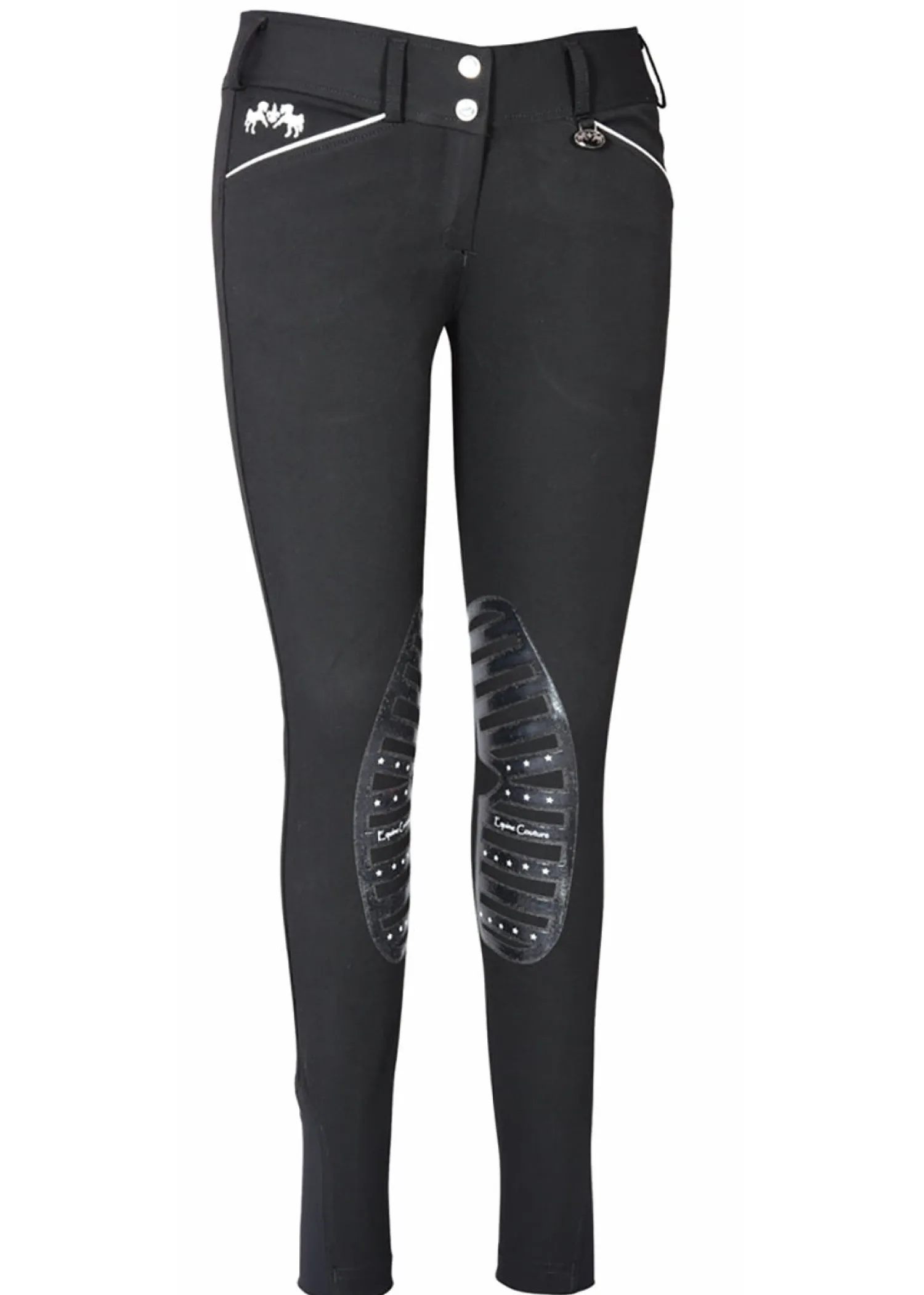 JPC EQUESTRIAN Equine Couture™ Ladies' Brittni Silicone Knee-Patch Breech- Knee Patch Breeches