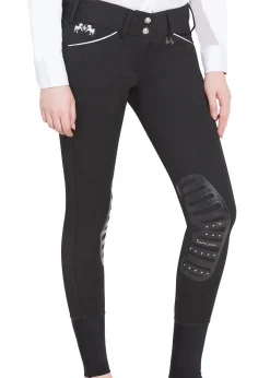 JPC EQUESTRIAN Equine Couture™ Ladies' Brittni Silicone Knee-Patch Breech- Knee Patch Breeches