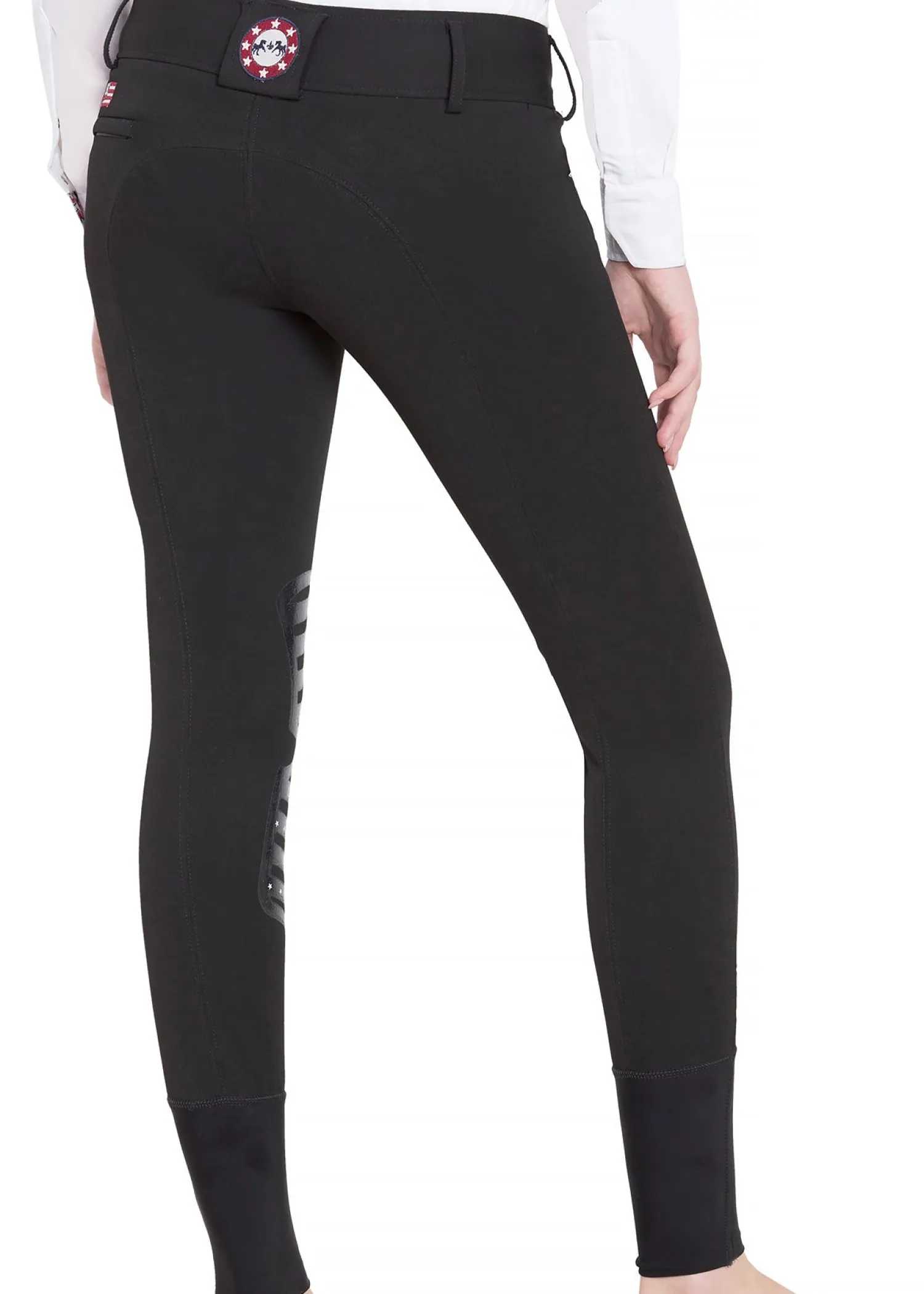 JPC EQUESTRIAN Equine Couture™ Ladies' Brittni Silicone Knee-Patch Breech- Knee Patch Breeches