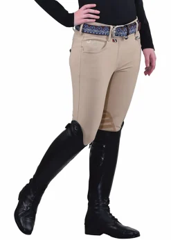 JPC EQUESTRIAN Equine Couture™ Ladies' Sophie Silicone Knee-Patch Breech- Knee Patch Breeches