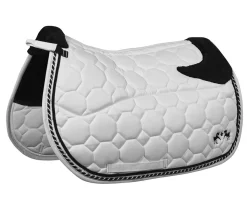 JPC EQUESTRIAN Equine Couture™ Luxe All-Purpose Pad with Faux-Mink Fur- Close Contact Saddle Pads